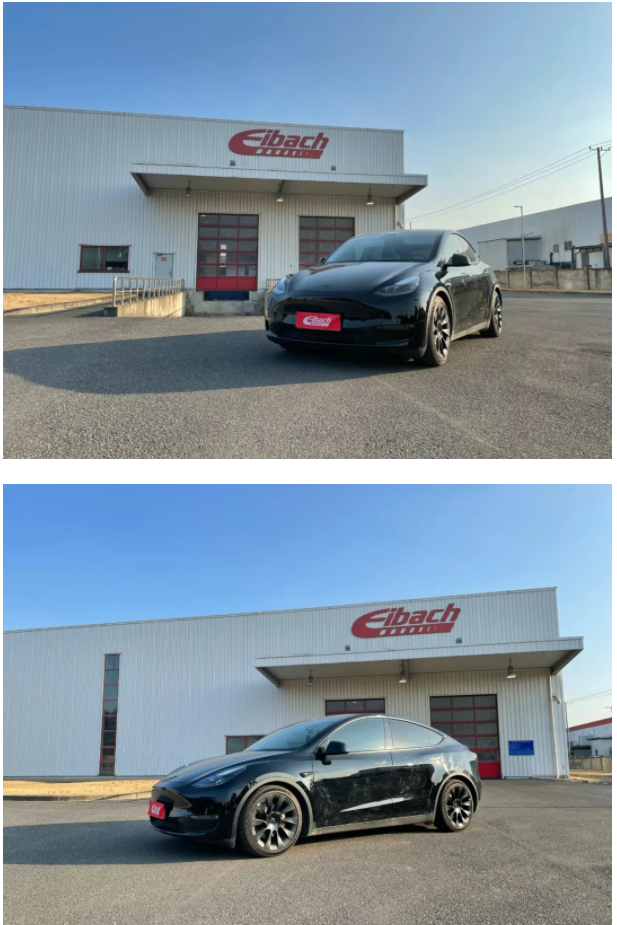 【Model Y 套装预售！】装车测试 | 特斯拉 Model Y x 艾巴赫高性能弹簧PRO-KIT(图2)