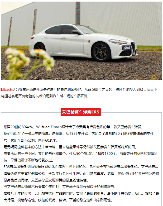 改装案例 | 阿尔法·罗密欧GIULIA绞牙减震器 * EIBACH赛用弹簧ERS(图5)