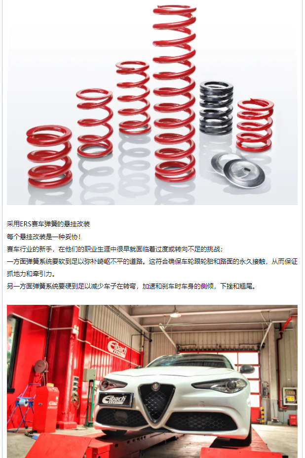 改装案例 | 阿尔法·罗密欧GIULIA绞牙减震器 * EIBACH赛用弹簧ERS(图6)