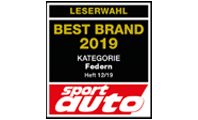 艾巴赫荣获德国著名汽车杂志《SPORT AUTO 》第27届最受读者喜爱弹簧类最佳品牌